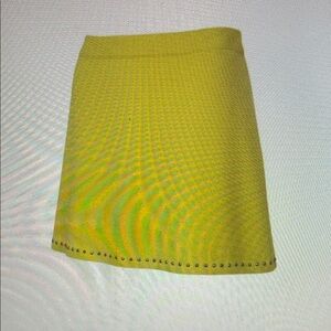 Yellow Studded Women's Skirt